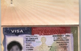 祝贺我司客户H女士全家获美国移民签证