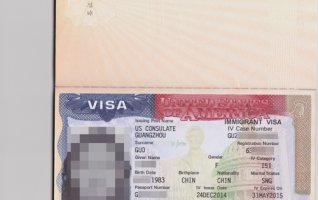 祝贺我司客户G女士获得美国移民签证